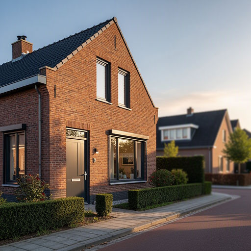 Strengpers kunststof kozijnen met HR++ glas aan een eengezinswoning in Nieuwerkerk aan den IJssel