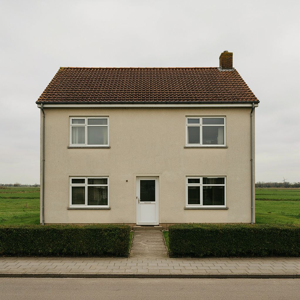 Een rijtjeswoning in Capelle aan den IJssel voorzien van hagelwitte kunststof kozijnen met uitzicht op het water